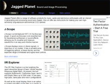 Tablet Screenshot of jaggedplanet.com